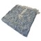 Edge Collections - 50" x 60" - Blue - Classic Woven Throw Blanket for Cozy Living Spaces - 1 Piece